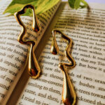 Anti-tarnish gold wave design earrings for women jewelry