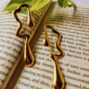 Anti-tarnish gold wave design earrings for women jewelry