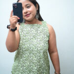 Vedika Desi Charm best short kurtis for jeans front design