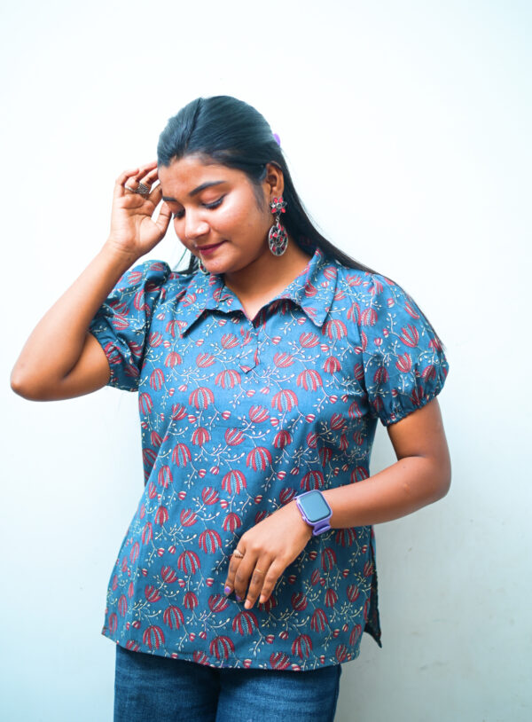 Padma cotton short kurta top for daily wear