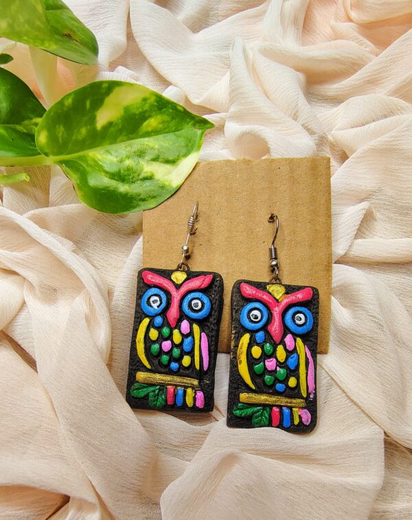 handmade clay jewellery set design