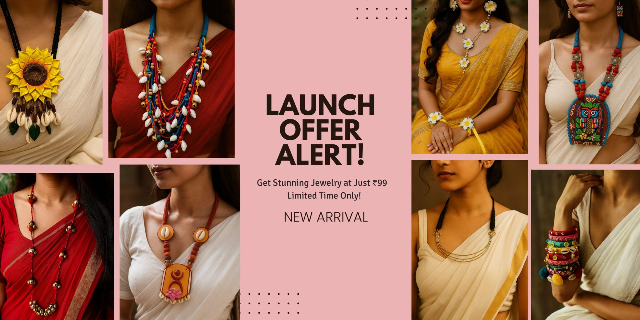 Zevatra handmade jewllery with intricate craftsmanship and elegant design