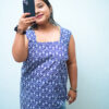 Desi Diva short kurti in sleeveless cotton style for casual wear.