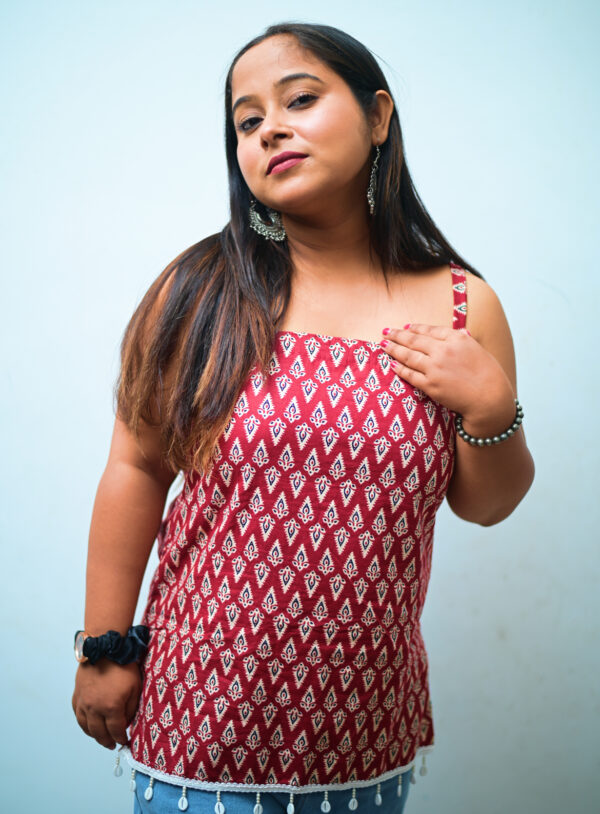 simple short kurti cotton casual wear women